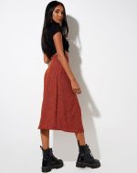 HIGO FASHION Women's Leopard Maxi Skirt,High Waist Stretch - Image 4